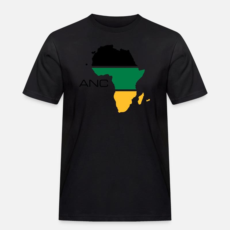 anc - Männer Workwear T-Shirt - Schwarz