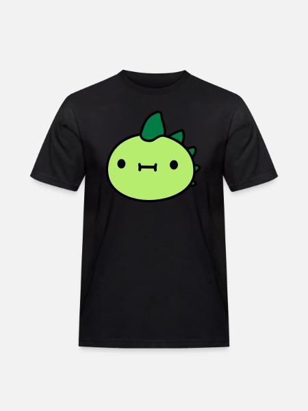dinosaur head face - Men's Workwear T-Shirt - black