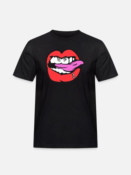 nipple piercing - Men's Workwear T-Shirt - black