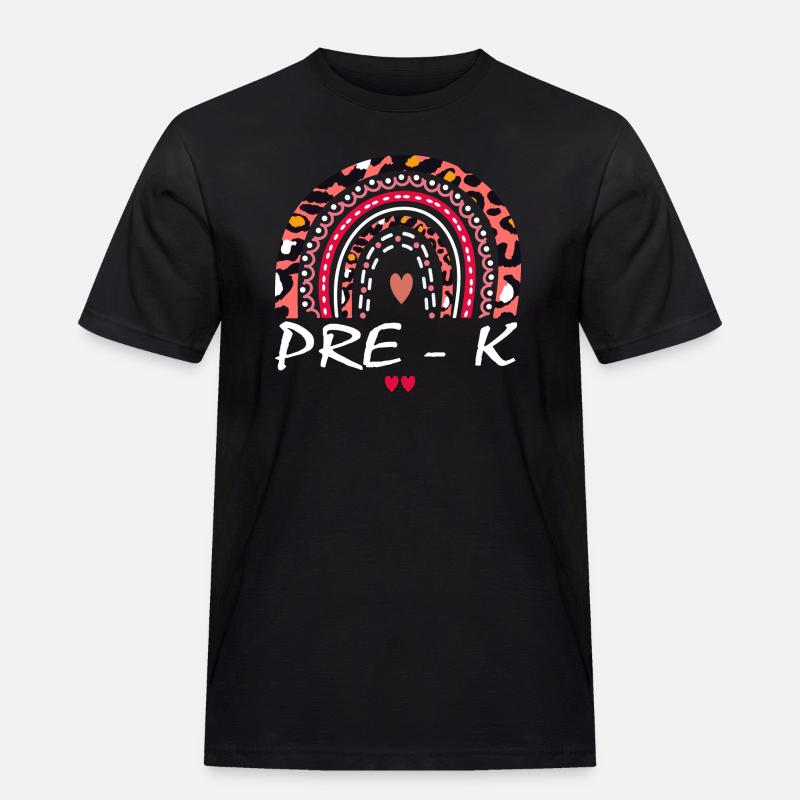 Boho Kindergarten Squad Geschenk - Männer Workwear T-Shirt - Schwarz