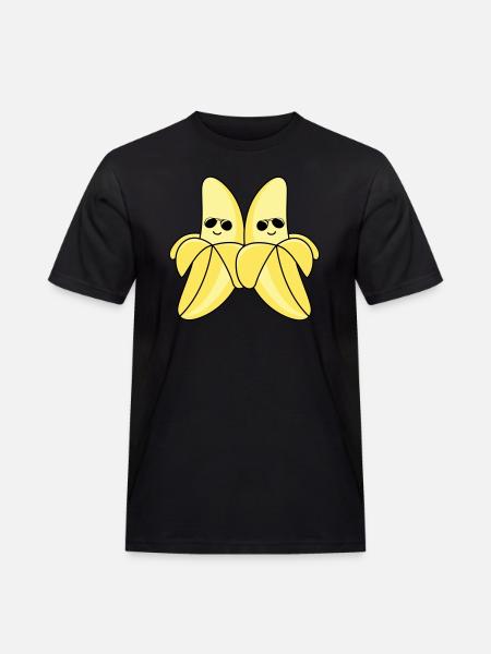 Cool Bananas - Men's Workwear T-Shirt - black