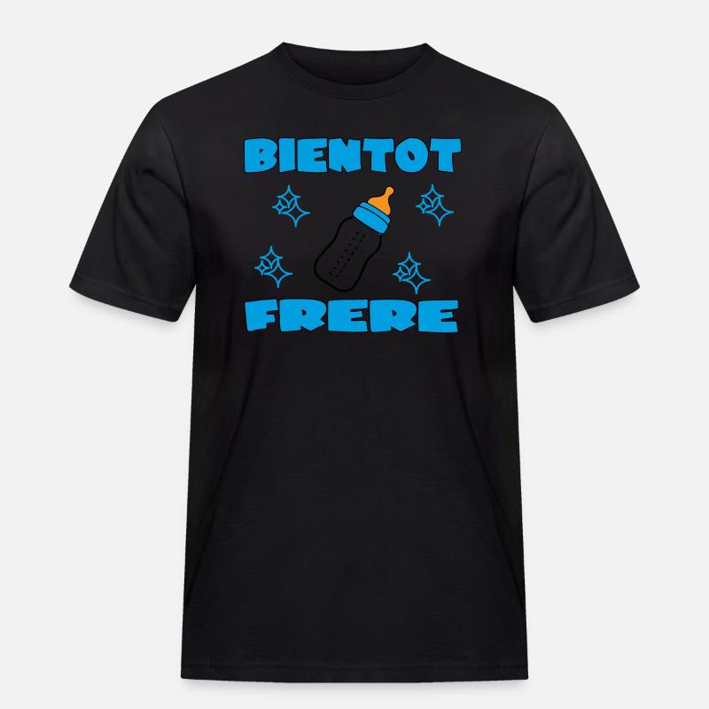 BALD BRÜDER - Männer Workwear T-Shirt - Schwarz