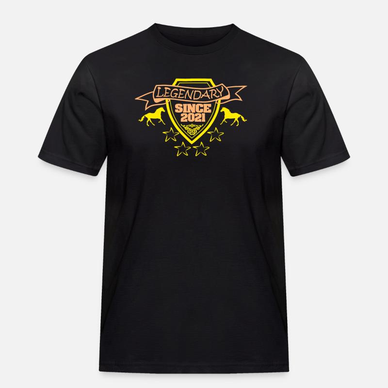 seit 2021 - Männer Workwear T-Shirt - Schwarz