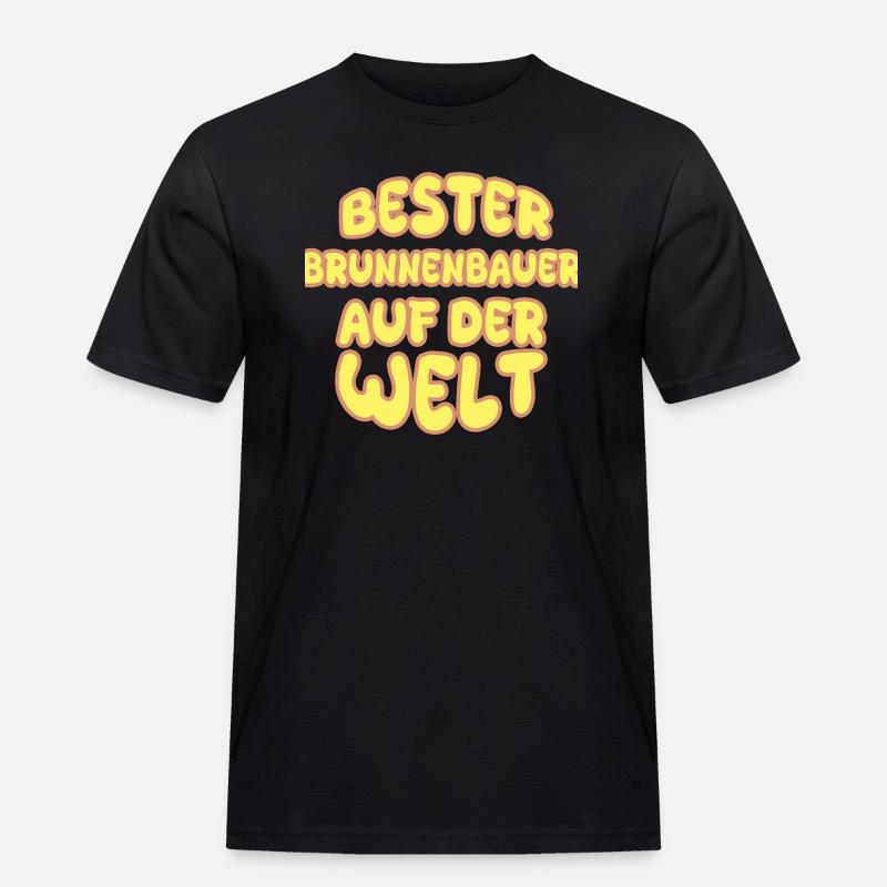 Nomination du constructeur de puits - T-shirt Workwear homme - noir