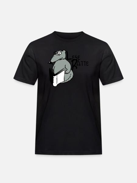 bookworm - Men's Workwear T-Shirt - black
