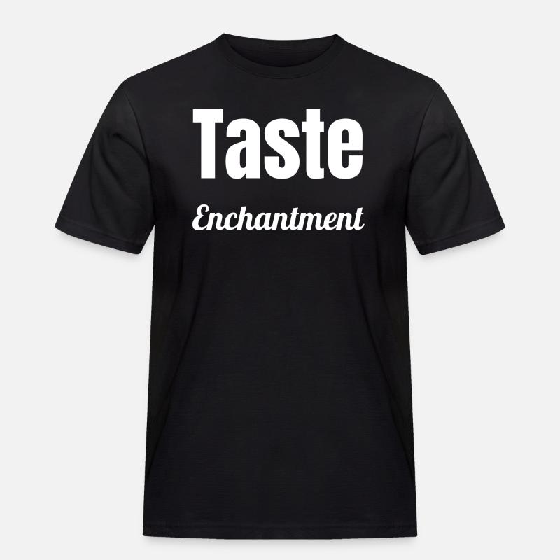 present creating magic statement funny - Männer Workwear T-Shirt - Schwarz