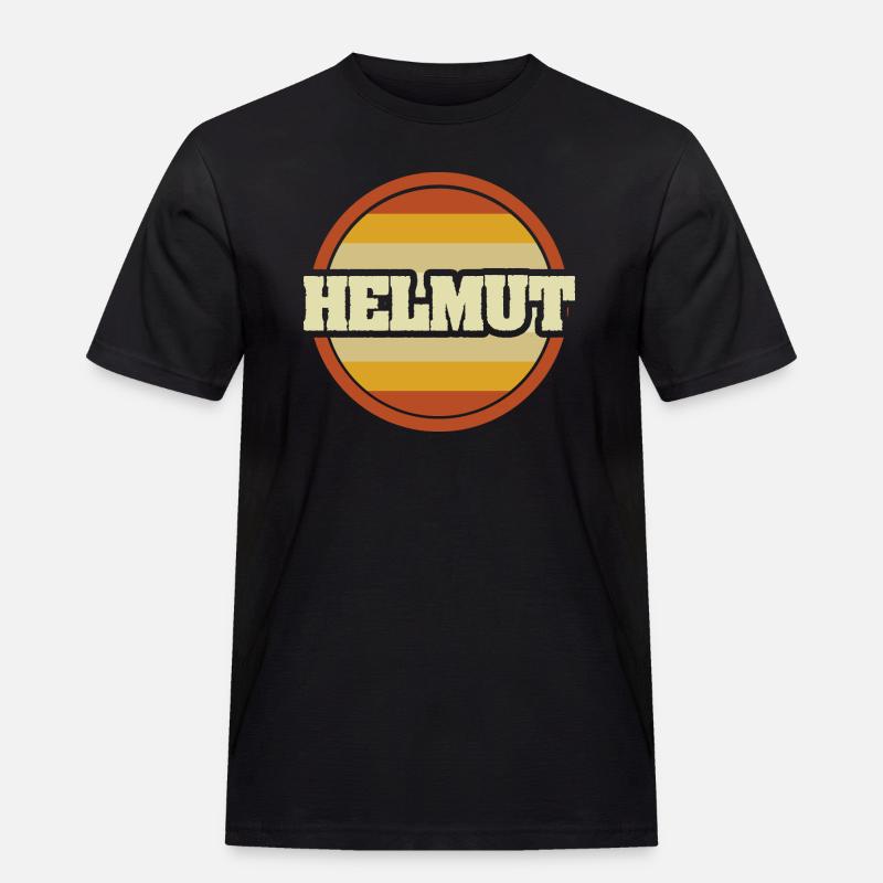 Helmut - Männer Workwear T-Shirt - Schwarz