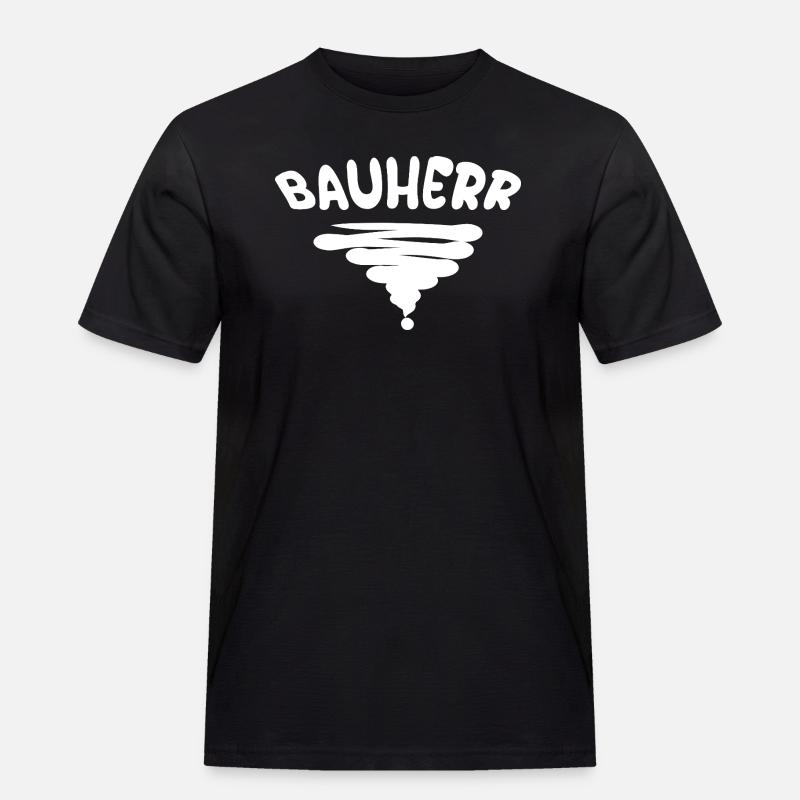 Builder as a profession - Men's Workwear T-Shirt - black