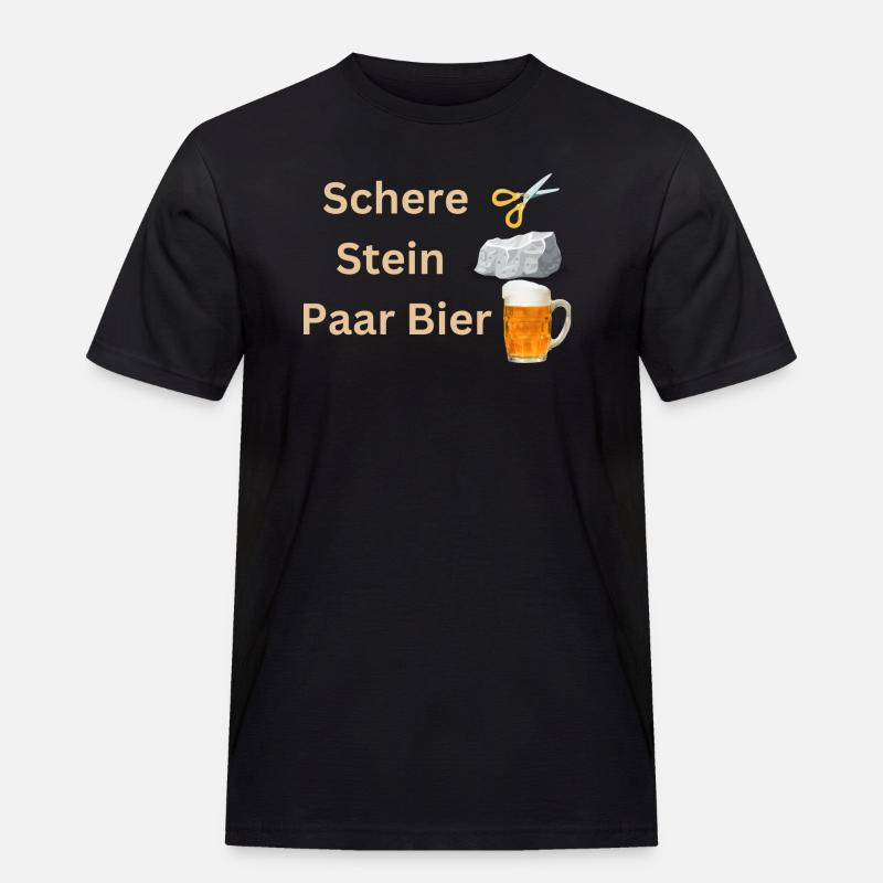 blockedName - Männer Workwear T-Shirt - Schwarz