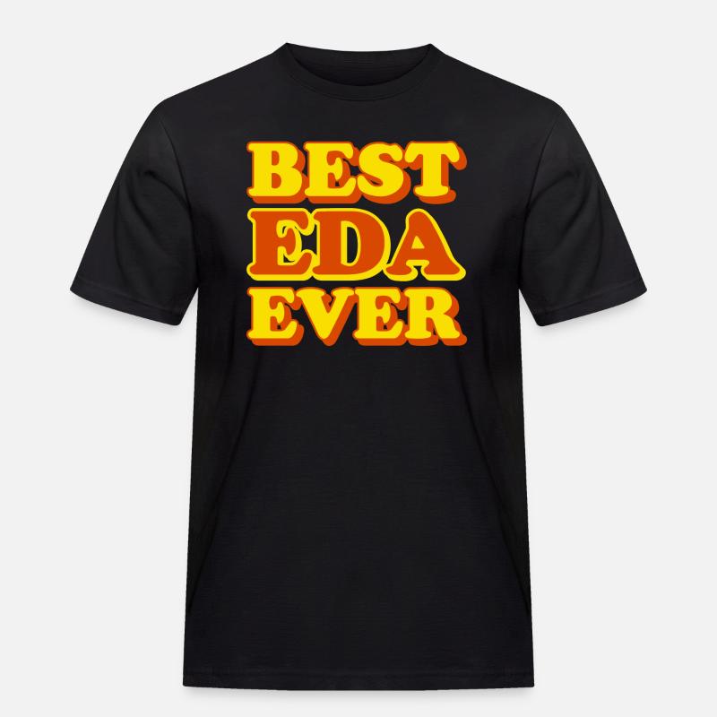 Eda First Name Funny Gift - Men's Workwear T-Shirt - black