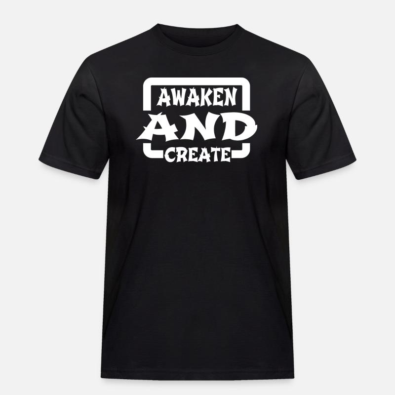 Illumination, expérience, innovation et progrès - T-shirt Workwear homme - noir