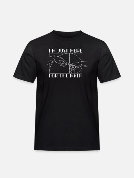 Fibonacci Numbers Geometry Math Teacher - Men's Workwear T-Shirt - black