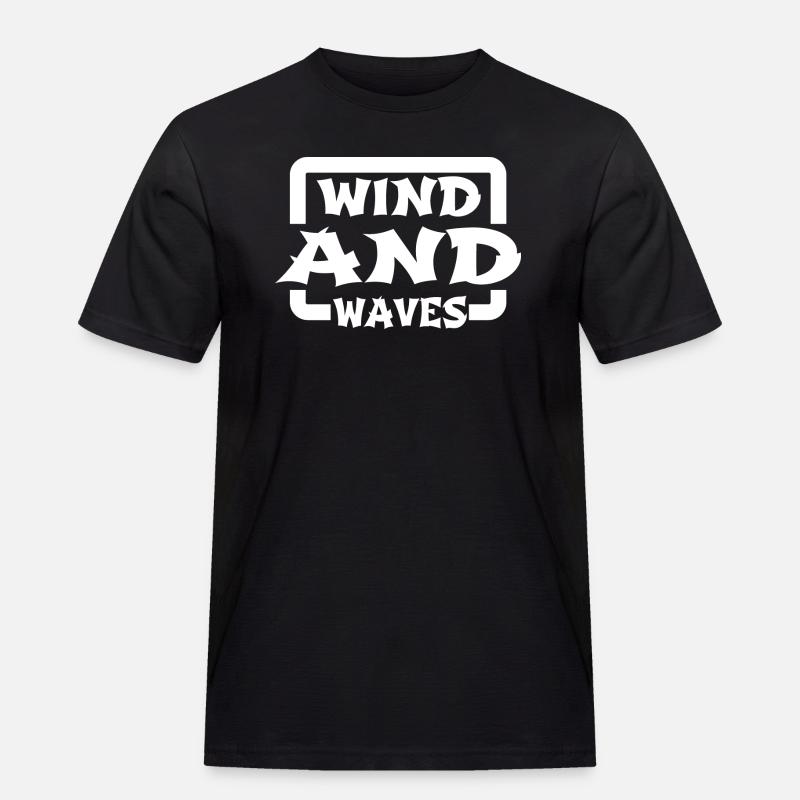 Windsurfing Present Windsurfing Tricks - Men's Workwear T-Shirt - black