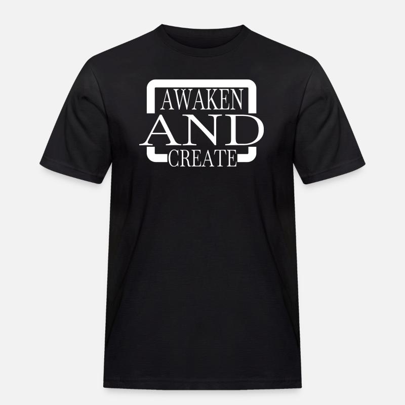 disruptive innovation creative innovation - Männer Workwear T-Shirt - Schwarz