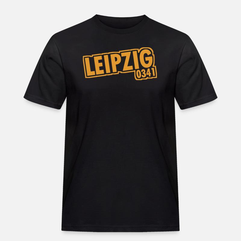 Leipzig - 0341 - Area Code - Saxony - Men's Workwear T-Shirt - black