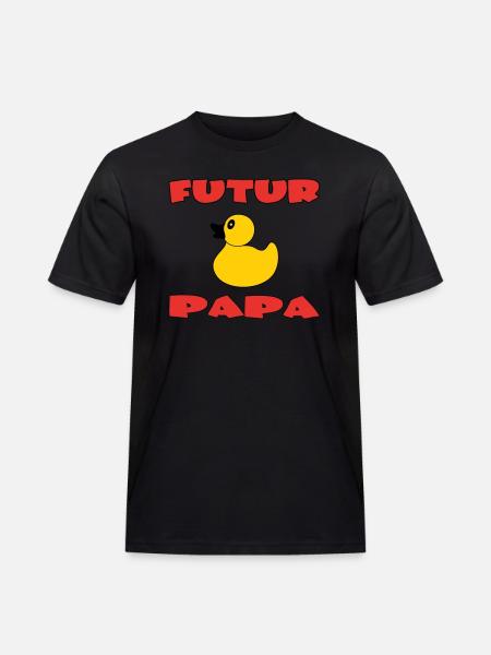 FUTURO PAPÀ - Maglietta da lavoro per uomo - nero