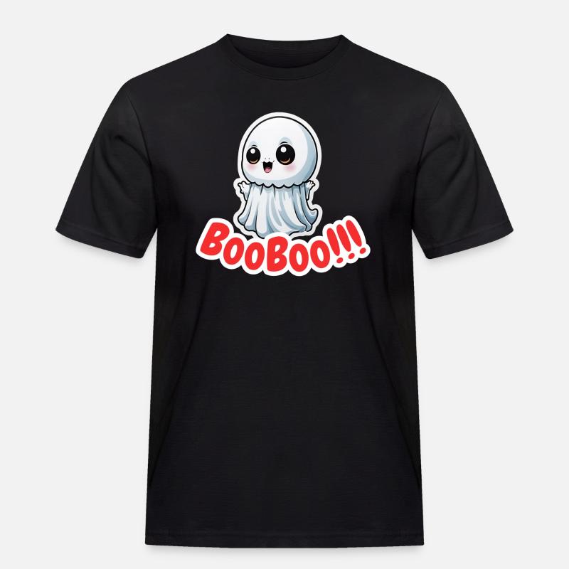 Booboo!!! - Männer Workwear T-Shirt - Schwarz