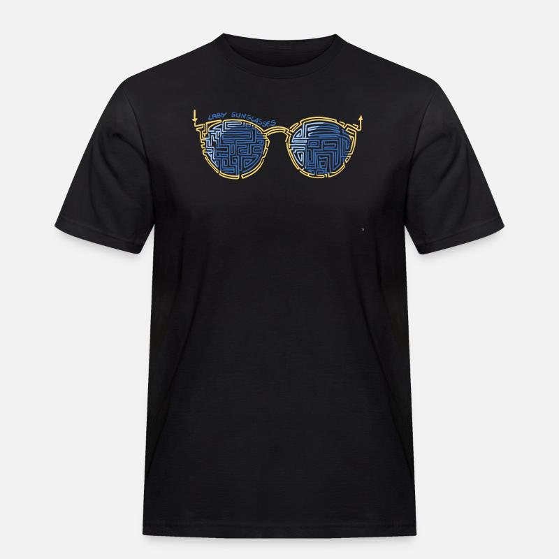 Laby Sonnenbrille 1 - Männer Workwear T-Shirt - Schwarz