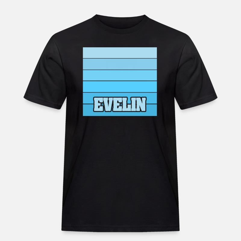 Evelin as a woman's name - Men's Workwear T-Shirt - black