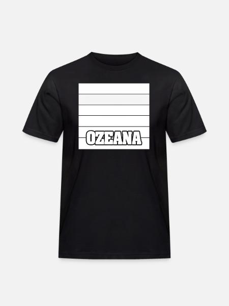 Ozeana as a woman's name - Men's Workwear T-Shirt - black