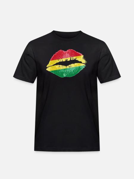 Kiss (Bolivia) - Men's Workwear T-Shirt - black