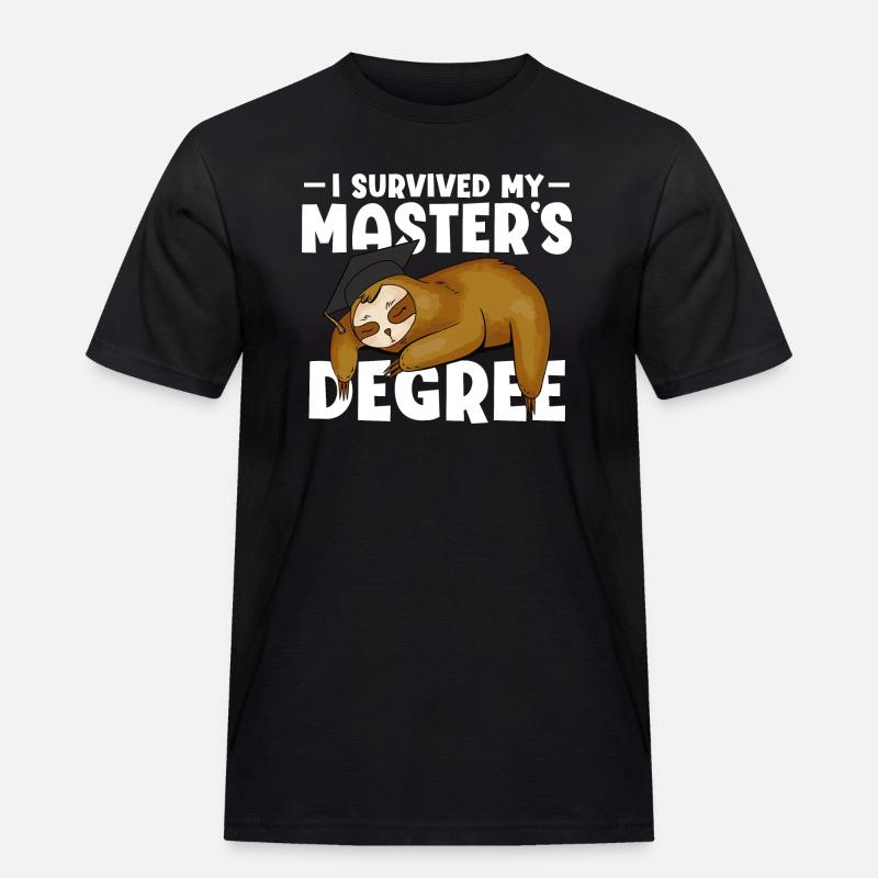 Master's Degree Studies Master's Degree - Men's Workwear T-Shirt - black