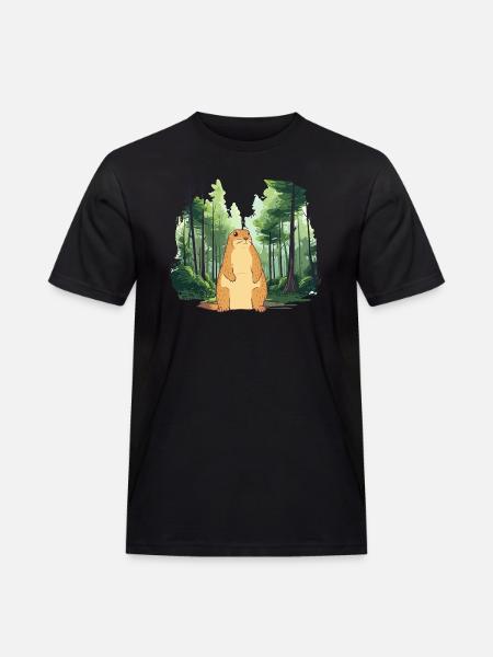 Strong groundhog nature landscape - Men's Workwear T-Shirt - black