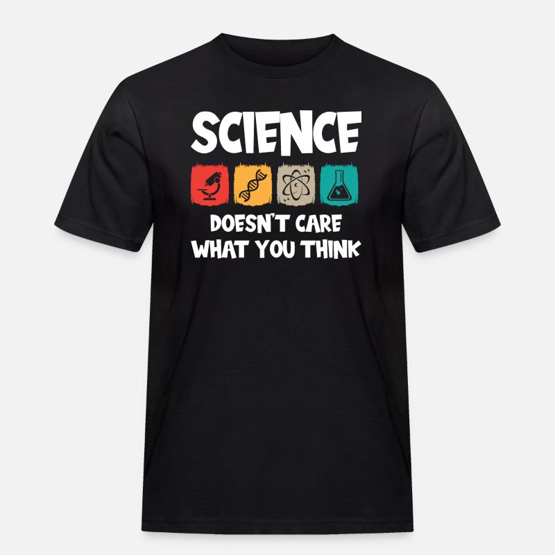 Science - Männer Workwear T-Shirt - Schwarz
