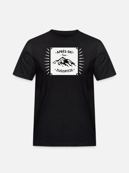 Après-Ski Zugspitze - Men's Workwear T-Shirt - black