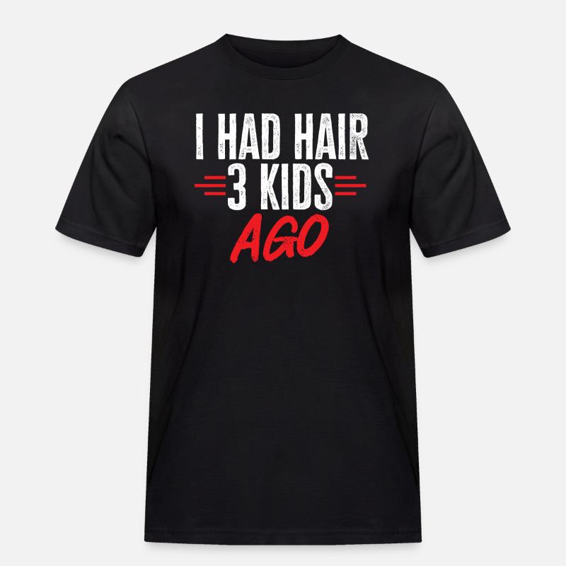 Glatze Kahlköpfigkeit Bart Glatzkopf - Männer Workwear T-Shirt - Schwarz