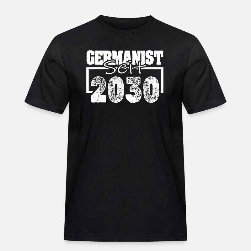 2030 - Männer Workwear T-Shirt - Schwarz