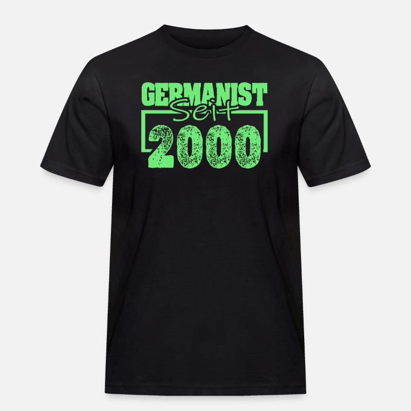 Studium 2000 - Männer Workwear T-Shirt - Schwarz