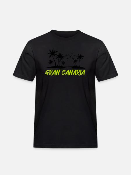 Gran Canaria - Men's Workwear T-Shirt - black