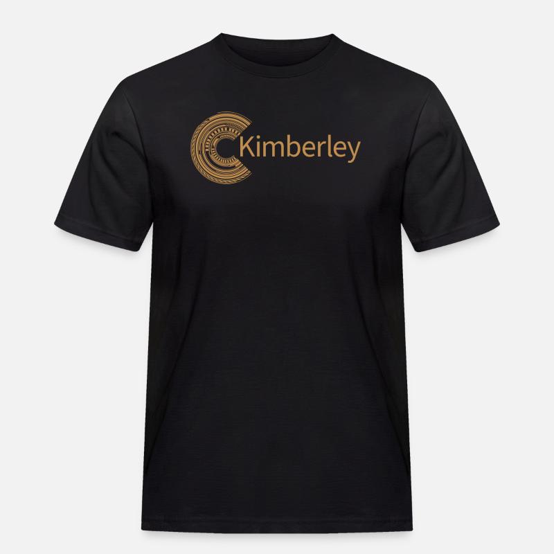 Für Kimberley - Männer Workwear T-Shirt - Schwarz