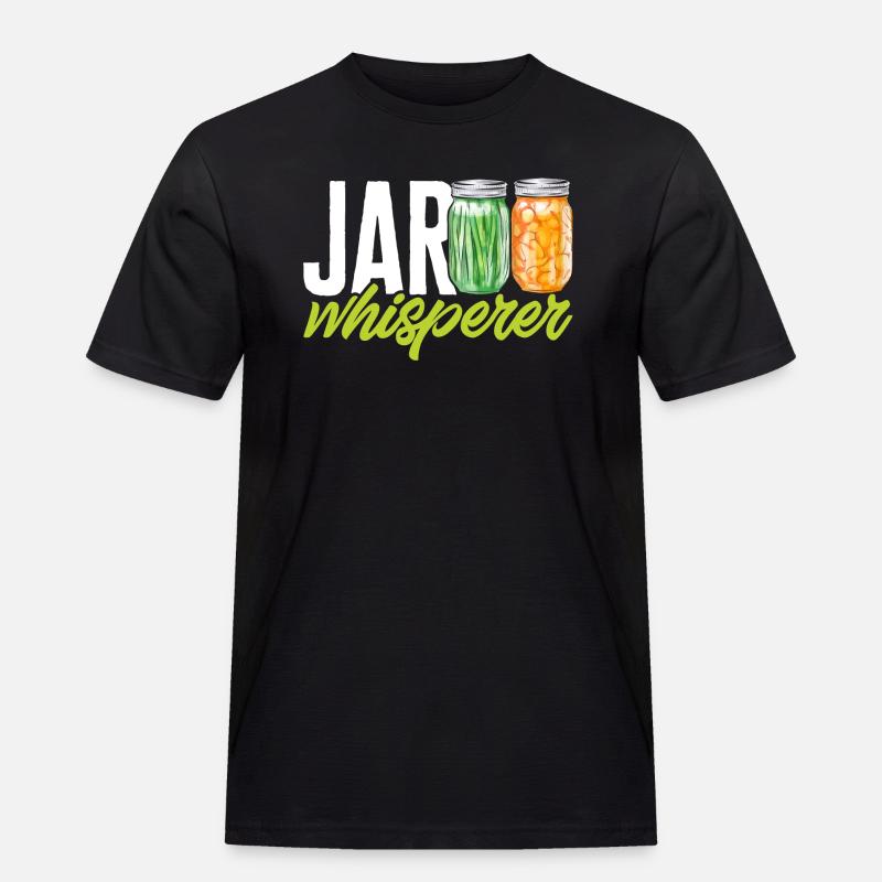 Einmachen Einkochen Lebensmitteln Konservieren - Männer Workwear T-Shirt - Schwarz