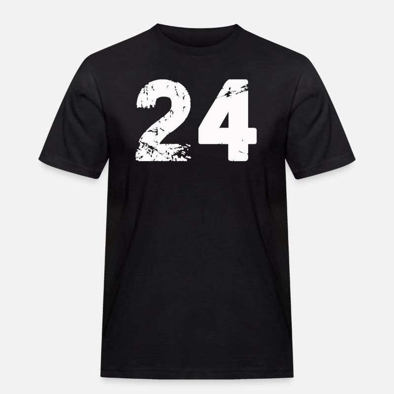 24 - Männer Workwear T-Shirt - Schwarz