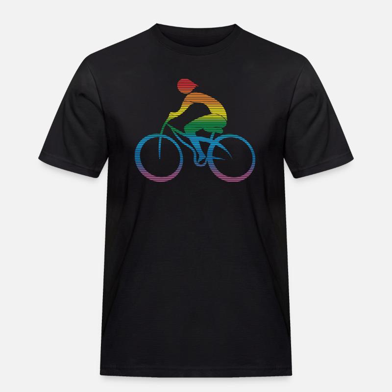 Cyclist - Men's Workwear T-Shirt - black