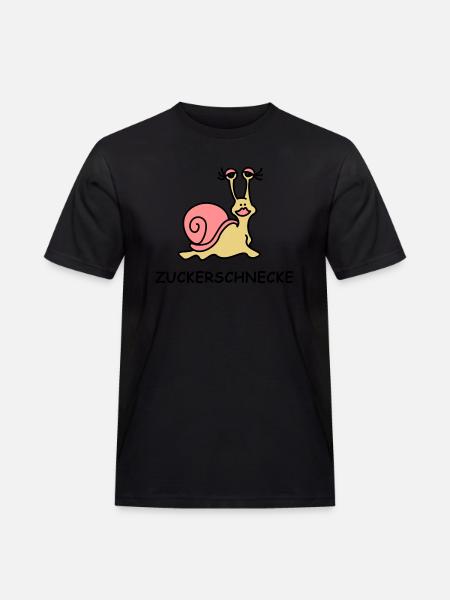 Zuckerschnecke - Men's Workwear T-Shirt - black