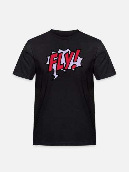 fly - Men's Workwear T-Shirt - black