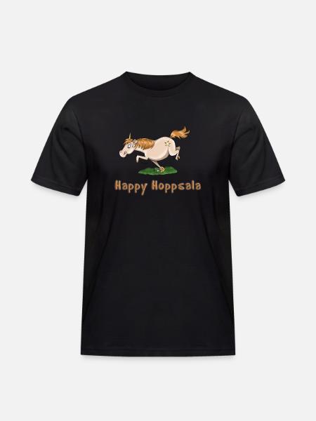 unicorn - Männer Workwear T-Shirt - Schwarz