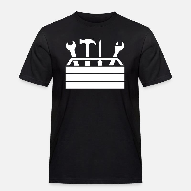 Tools Workshop Toolbox 1 - Men's Workwear T-Shirt - black