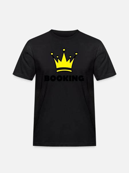 booking - Men's Workwear T-Shirt - black
