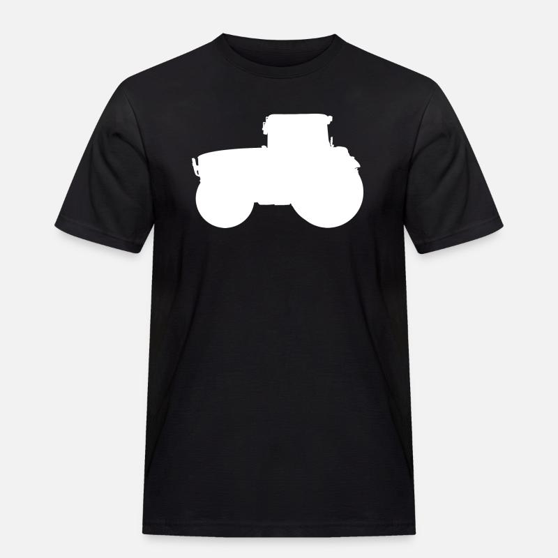 Traktor Trecker Ackerschlepper Schlepper - Männer Workwear T-Shirt - Schwarz
