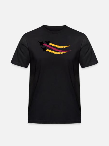 F22 Raptor - Männer Workwear T-Shirt - Schwarz