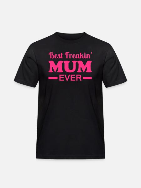 Mum - Men's Workwear T-Shirt - black