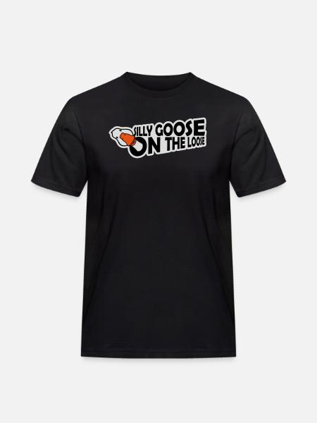 goose on the loose - Men's Workwear T-Shirt - black