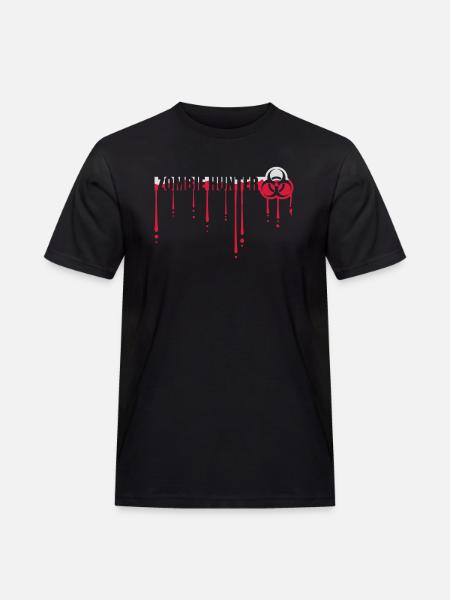 zombie hunter Halloween quote - Men's Workwear T-Shirt - black