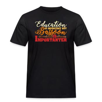 Fagottspieler Fagott Musik Blasorchester - Männer Workwear T-Shirt - Schwarz - Vorne - AI Model Male 178 light (178cm)