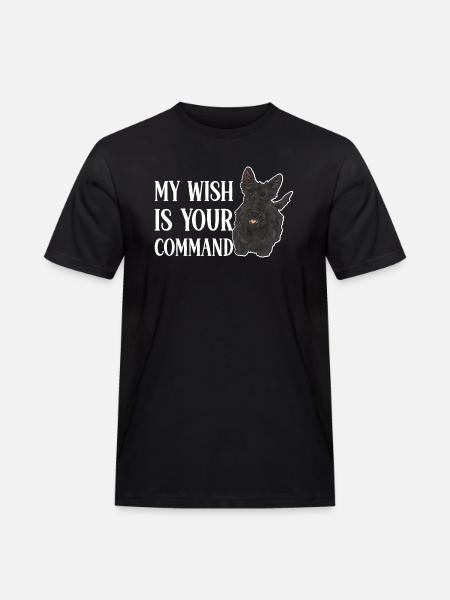 Scottish Terrier Scottie Dog - Men's Workwear T-Shirt - black