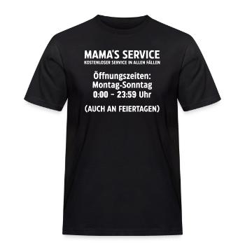 Mutter Muttertag Mama - Männer Workwear T-Shirt - Schwarz - Vorne - AI Model Male 178 light (178cm)